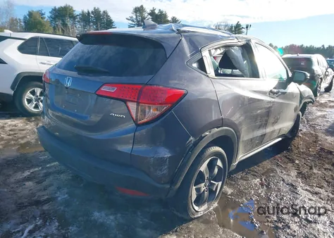 2018 Honda Hr-V Ex-L z USA, uszkodzony, nr VIN 3CZRU6H72JM722742